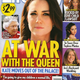 Image for article titled This Week in Tabloids: Kate & Queen Locked in Flaming Hell-War of Egos